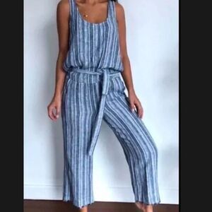 NWOT Cloth & Stone Linen Blend Jumpsuit